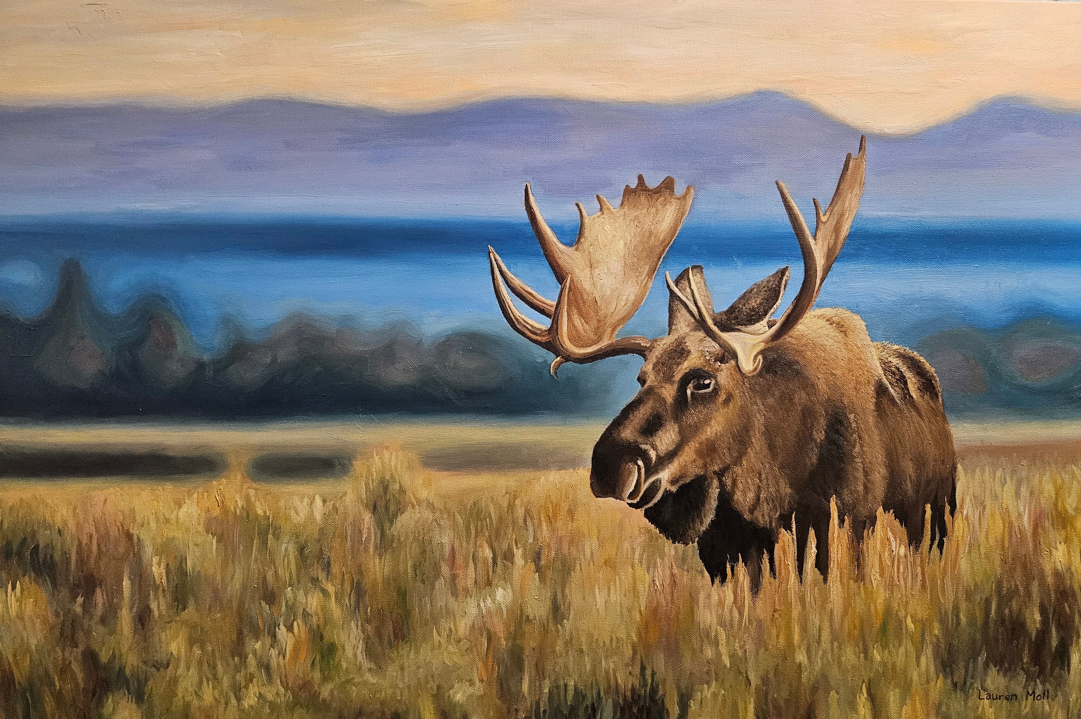 Moose Painting