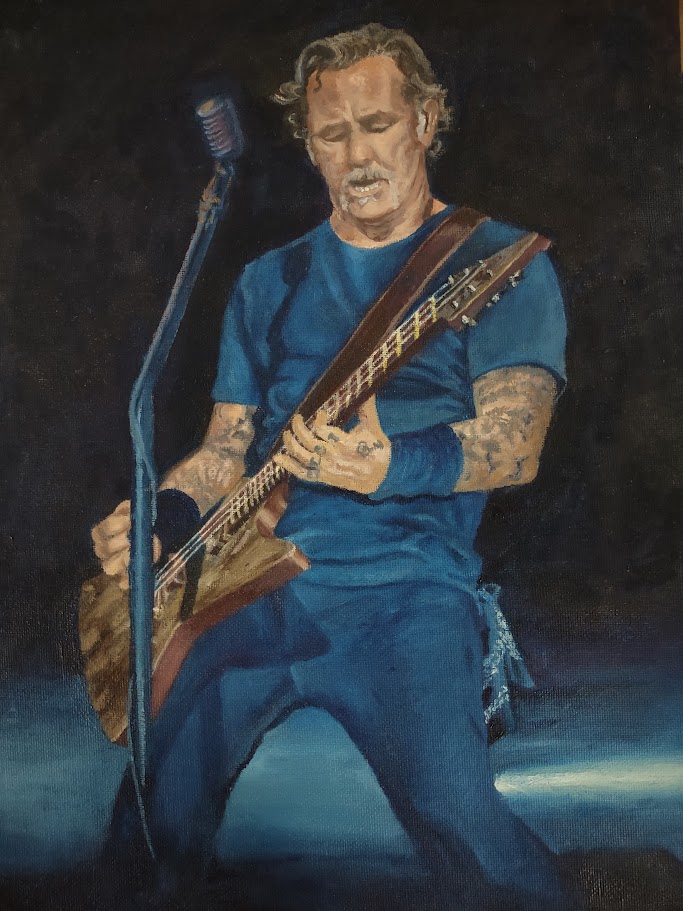 James Hetfield - Oil painting